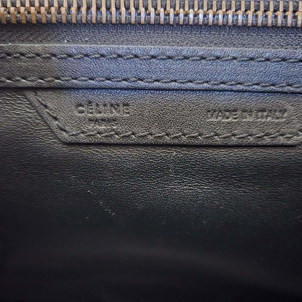 Celine Smooth Calfskin Mini Luggage Black - Picture 8 of 12